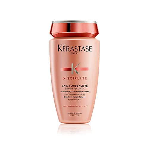 KERASTASE Discipline Bain Flealiste Shampoo For Unruly Hair, Ounce 8.5 Fl Oz