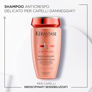 KERASTASE Discipline Bain Flealiste Shampoo For Unruly Hair, Ounce 8.5 Fl Oz