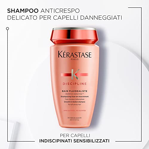 KERASTASE Discipline Bain Flealiste Shampoo For Unruly Hair, Ounce 8.5 Fl Oz