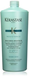 kerastase resistance bain force architecte shampoo, 34 fluid ounce, multicolor, reg (abc148)