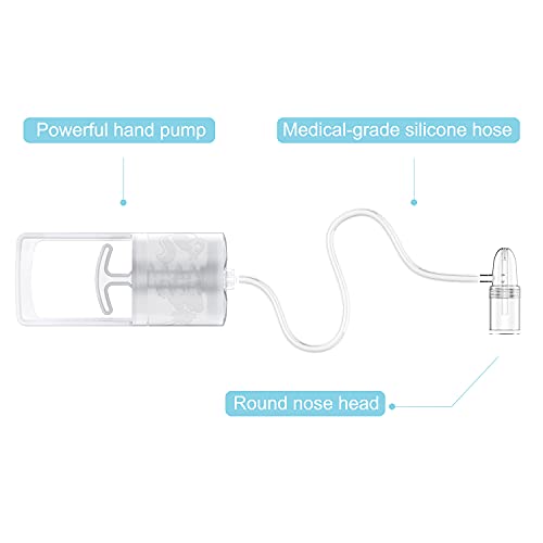 Pumpinose Nasal Aspirator for Baby | Powerful Hand Pump and Non-invasive Nose Tip | Hygienic & Comfortable Nose Suction for Baby