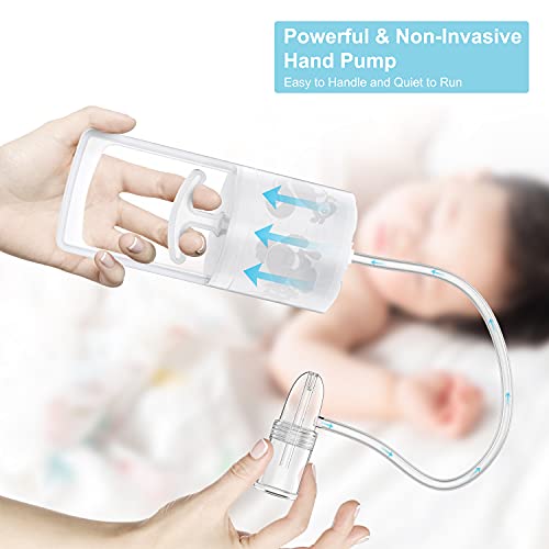 Pumpinose Nasal Aspirator for Baby | Powerful Hand Pump and Non-invasive Nose Tip | Hygienic & Comfortable Nose Suction for Baby