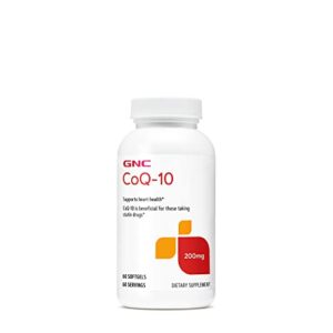 gnc coq-10 200 mg – 60 softgels