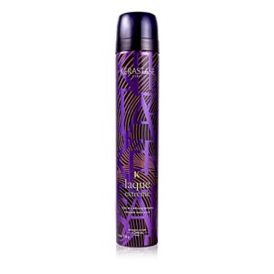 kerastase laque extreme hair spray | 24- hour high hold hairspray | maintains hairstyles | humidity resistant and locks in volume | with uv and heat protectant | for all hair types | 5 fl oz