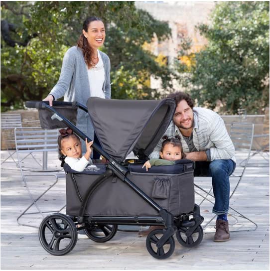 Baby Trend Expedition 2-in-1 Stroller Wagon PLUS, Ultra Grey