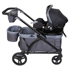 Baby Trend Expedition 2-in-1 Stroller Wagon PLUS, Ultra Grey