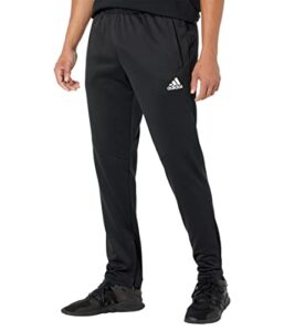 adidas men’s aeroready game and go small logo tapered pants, black, large