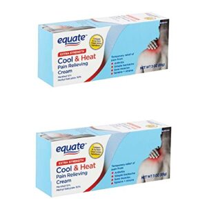 equate cold & heat pain relieving cream, 3 oz (pack of 2)
