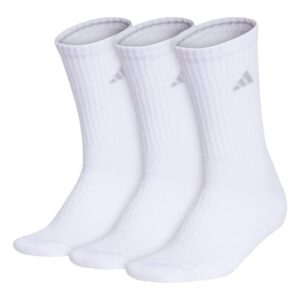 adidas women’s cushioned crew socks (3-pair)