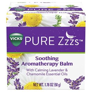 vicks zzzquil pure zzzs soothing aromatherapy balm with essential oils 1.76 oz