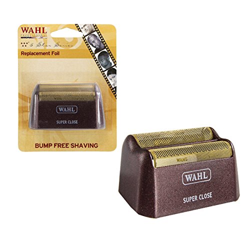 Wahl Professional 5 Star Series Shaver Shaper Replacement Super Close Gold Foil for Professional Barbers and Stylists - Model 7031-200