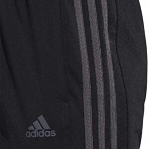 adidas Mens Midweight Essential Tricot Zip Track Pants (as1, Alpha, m, Regular, Regular, Black/Grey Six)