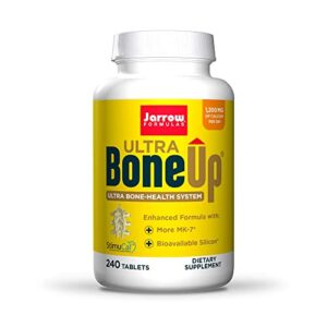 jarrow formulas ultra bone-up powerful multinutrient bone health includes more mk-7 & jarrosil activated silicon for added support – 120 servings, 240 count