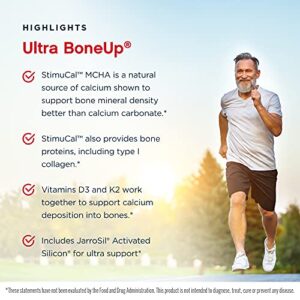 Jarrow Formulas Ultra Bone-Up Powerful Multinutrient Bone Health Includes More MK-7 & JarroSil Activated Silicon for Added Support - 120 Servings, 240 Count