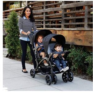 Baby Trend Sit and Stand Double Stroller, Onyx