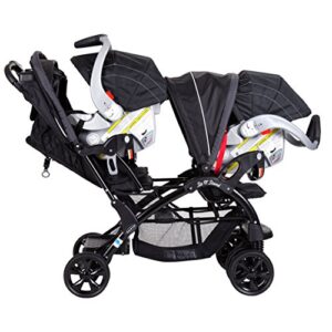 Baby Trend Sit and Stand Double Stroller, Onyx