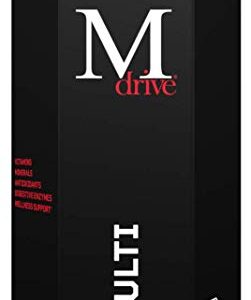 Mdrive Multi for Men, Daily Multivitamin - Immune Health Support from Zinc, Selenium, Manganese & Vitamin D, Enzymes for Digestive Support, CoQ10 and Plant Extracts for Energy and Vitamin K2, 90ct