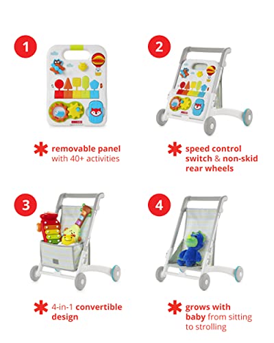 Skip Hop Baby Walker, Explore & More 4-in-1 Toy Walker