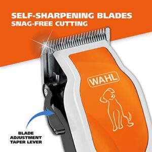 Wahl Groom Pro Pet Clipper Combo Kit for Thick, Heavy Coats with Nail Clippers & Double Sided Pin Bristle Brush - Model 9308-100