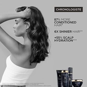 KERASTASE Chronologiste Huile De Parfum Hair Oil | Nourishing Hair Oil with Fragrance | Provides Shine | With Hyaluronic Acid & Vitamin E | For Dry Scalp & Dry, Damaged Hair Types | 1.7 Fl Oz