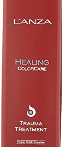 L'ANZA Healing ColorCare Color Preserving Trauma Hair Treatment for Dry Damaged Hair, Eliminates Frizz, and Adds Shine while Styling, With UV and Heat Protection to prevent damage (33.8 Fl Oz)