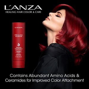 L'ANZA Healing ColorCare Color Preserving Trauma Hair Treatment for Dry Damaged Hair, Eliminates Frizz, and Adds Shine while Styling, With UV and Heat Protection to prevent damage (33.8 Fl Oz)