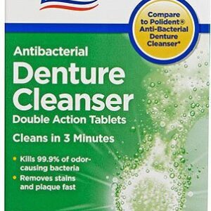 Equate Antibacterial Denture Cleanser TWO-PACK 168 Tabs