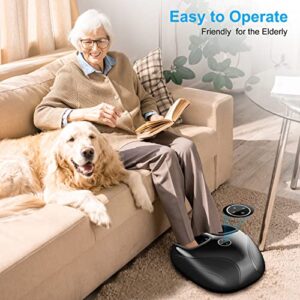 COMFIER Foot Massager Machine with Heat, Shiatsu, Keading Rolling Compression Feet Massager for Plantar Fasciitis, Neuropathy, Gifts for Women,Men Fits up to Men Size 13, Foot Warmer Massager,