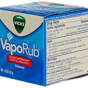 Vicks VapoRub Ointment - 1.7 oz, Pack of 4