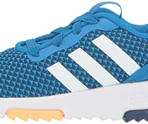 adidas Kids Racer TR 2.0 Running Shoe, Blue Rush/White/Dark Blue, 5.5 US Unisex Toddler