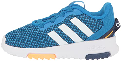 adidas Kids Racer TR 2.0 Running Shoe, Blue Rush/White/Dark Blue, 5.5 US Unisex Toddler