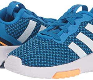 adidas Kids Racer TR 2.0 Running Shoe, Blue Rush/White/Dark Blue, 5.5 US Unisex Toddler