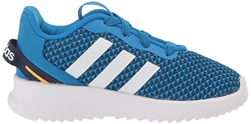 adidas Kids Racer TR 2.0 Running Shoe, Blue Rush/White/Dark Blue, 5.5 US Unisex Toddler