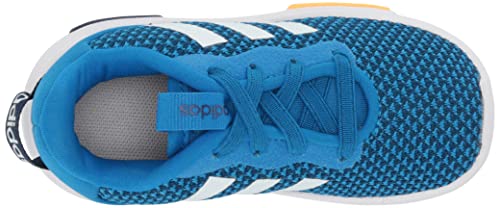 adidas Kids Racer TR 2.0 Running Shoe, Blue Rush/White/Dark Blue, 5.5 US Unisex Toddler