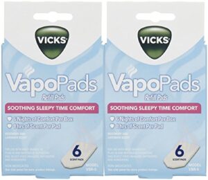 vicks vapopads baby rub waterless vaporizer pads – pack of 2 (packaging may vary)