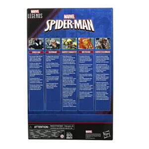 Marvel Legends Series Spider-Man Multipack, 6-Inch-Scale Collectible Action Figures with 14 Accessories, Toys for Kids Ages 4 and Up (Amazon Exclusive)