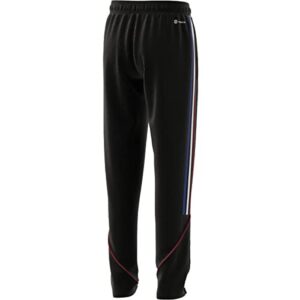 adidas Kids' Tiro Pants, Black/Team Power Red, Small