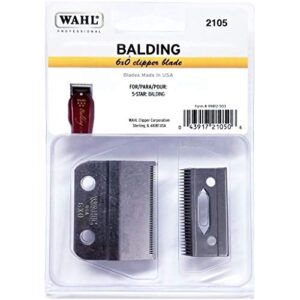 wahl balding 6x0 clipper blade for 5 star balding clipper #2105