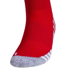 adidas Speed 3 Soccer Socks (1 Pair), Team Power Red/White, Large