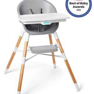 Skip Hop Baby High Chair, Eon 4-in-1, Grey/White