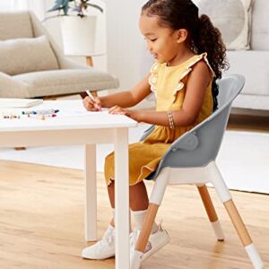 Skip Hop Baby High Chair, Eon 4-in-1, Grey/White