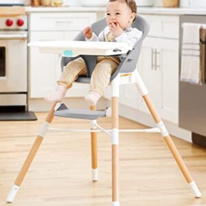 Skip Hop Baby High Chair, Eon 4-in-1, Grey/White