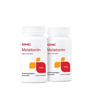 gnc melatonin 10mg – twin pack