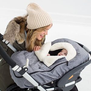 Skip Hop Winter Car Seat Cover, Stroll & Go, Heather Grey