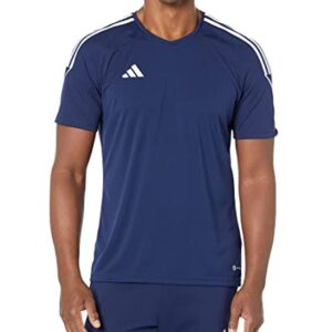 adidas Men's Tiro 23 Jersey, Team Navy Blue/White, Large