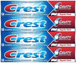 crest cavity protection regular toothpaste, 2.9 oz – pack of 4