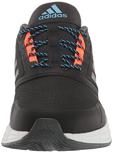 adidas Men's Duramo Protect Running Shoe, Black/Grey/Impact Orange, 10.5