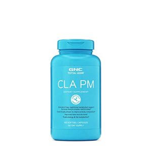 gnc total lean cla pm | nighttime metabolism support for restful sleep | 120 softgels