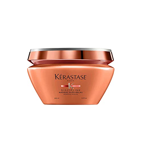 Kerastase Discipline Masque Oleo-Relax Hair Mask | Deep Nourishing Hair Mask | Moisturizes Hair and Provides Shine | With Shorea Butter and Coconut Oil | For All Hair Types | 6.8 Fl Oz