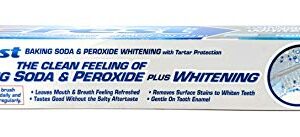 Crest Baking Soda Peroxide Whitening Tartar Toothpaste, 2.9 Oz, Fresh Mint, Pack of 4